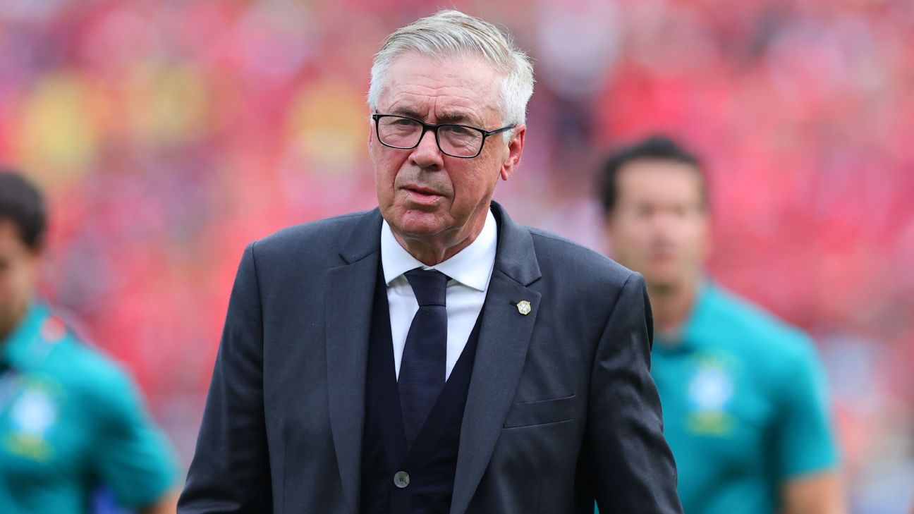 安切洛蒂公布巴西队全新名单：世界杯出局后大换血，内马尔阿利松均无缘